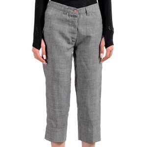 Take-Two Women's Gray Capri Cropped Pants